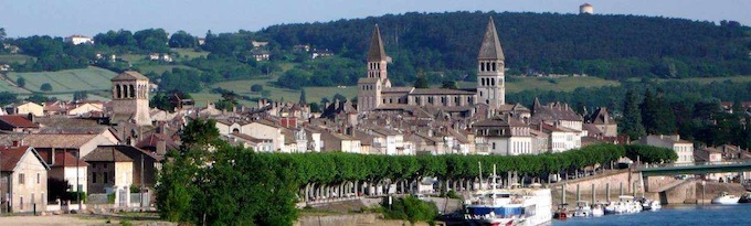 vue panoramique de Tournus