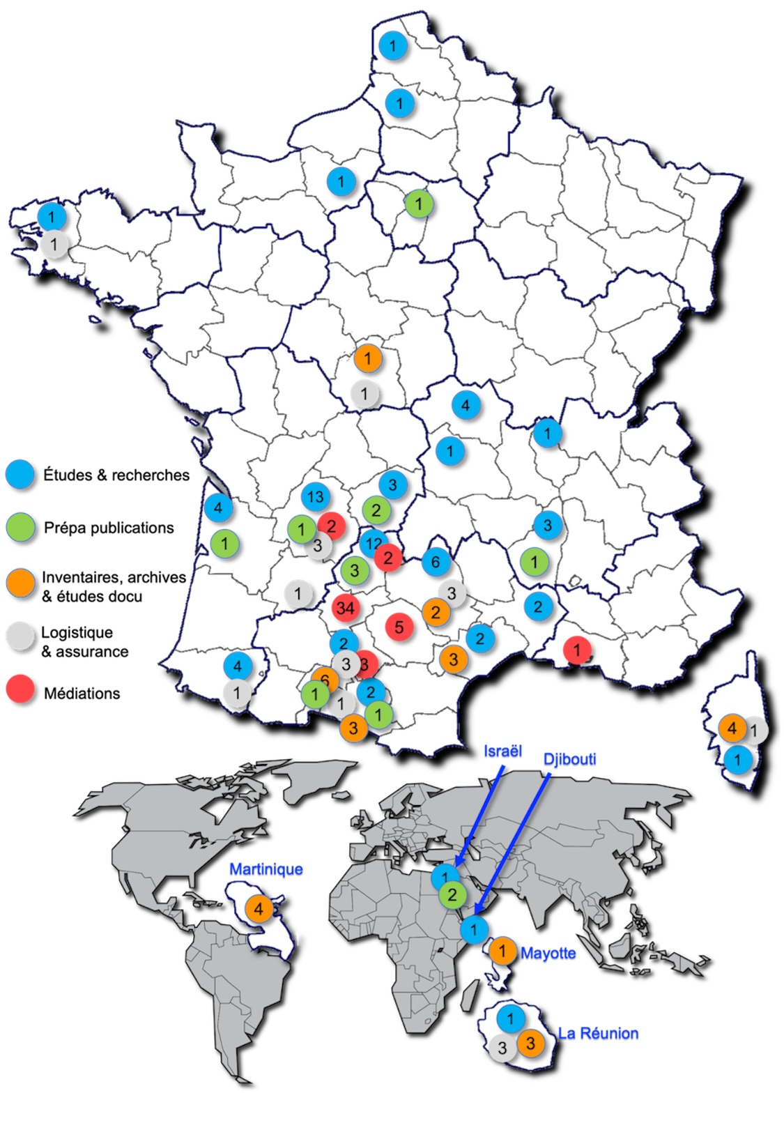 Carte des actions 2020