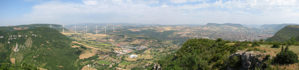 vue panoramique de Millau