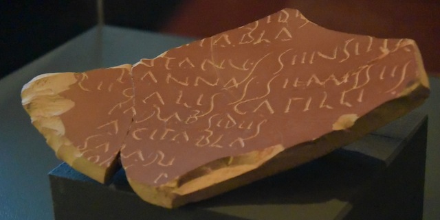 Montans Inscription Sur Tesson De Sigillée